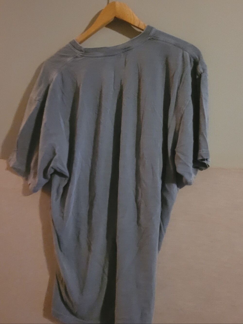 Comfort Colors Gray Short-Sleeve Graphic Tee with White Script Small Touner Xl - Picture 2 of 3